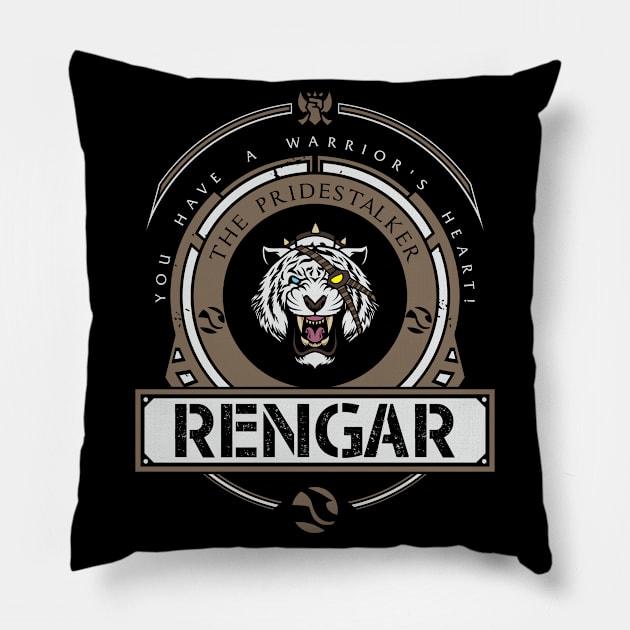 RENGAR - LIMITED EDITION Pillow by DaniLifestyle