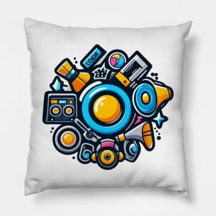 Audio and stereo sound Pillow