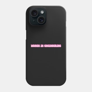 Groovy Font Women in Engineering Pink Phone Case