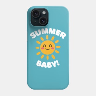 Summer Baby - Retro Smiley Sun Design Phone Case