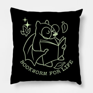 bookworm for life Pillow