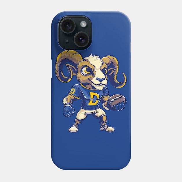 Bighorns Rams American Football Phone Case by Wintrly