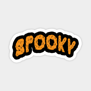 Spooky Season Retro Scary Creepy Halloween Magnet