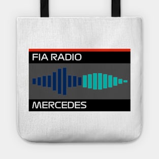 "Blue Flag" Mercedes Radio Message Design Tote