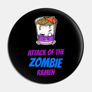 Halloween Cute Zombie Ramen Pin