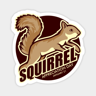 Squirrel Appreciation Day Magnet