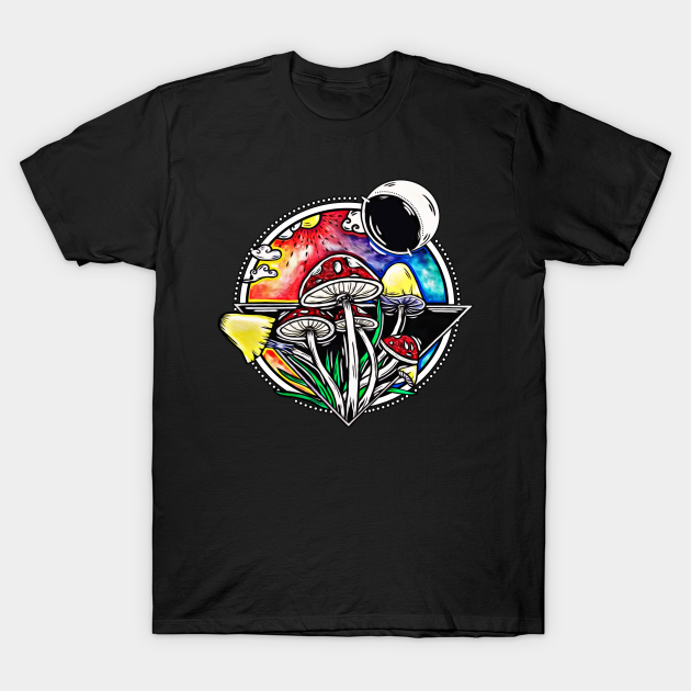 Disover Shrooms! - Trippy - T-Shirt