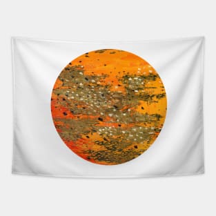 Sunset sea (circle II/II) Tapestry