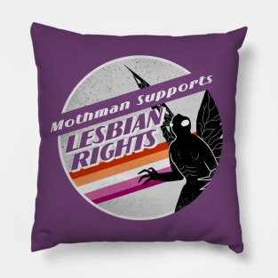 Lesbian Pride Mothman Pillow