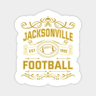 Vintage Jacksonville Football Magnet