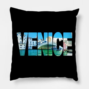 VENICE - Italy Rialto Bridge Pillow