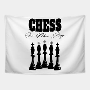 Chess Kings One Move Away Tapestry