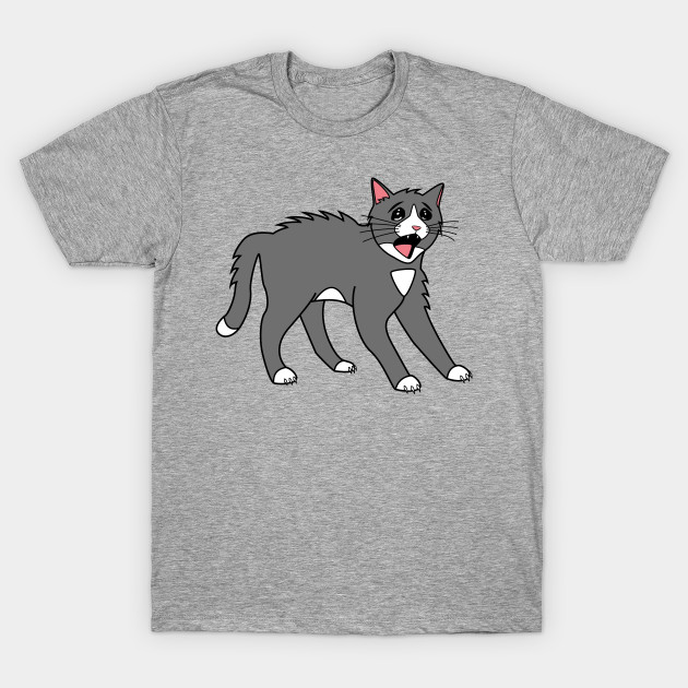 Scared Cat Cat T Shirt Teepublic