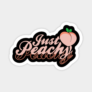 Just Peachy Magnet