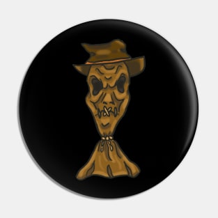 Scary Scarecrow Pin