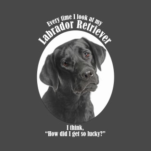 Lucky Black Lab T-Shirt