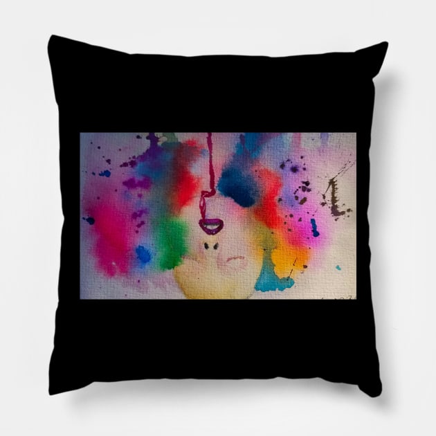 Upside Down Pillow by teenamarie23art