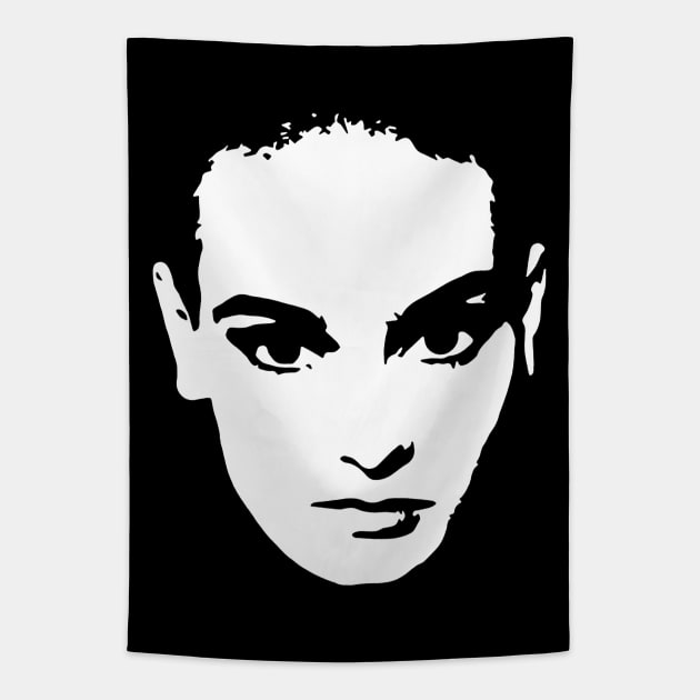 Sinead O Connor Graphic Tapestry by JennyPool