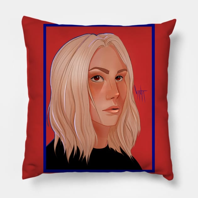 Punisher Pillow by Vanta Arts