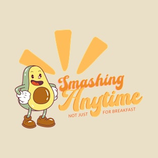 Retro Avocado - Smashing Anytime T-Shirt