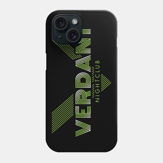 Verdant Night Club Phone Case by DeepDiveThreads