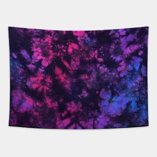 Summr Tie Dye Dark Nebula Tapestry
