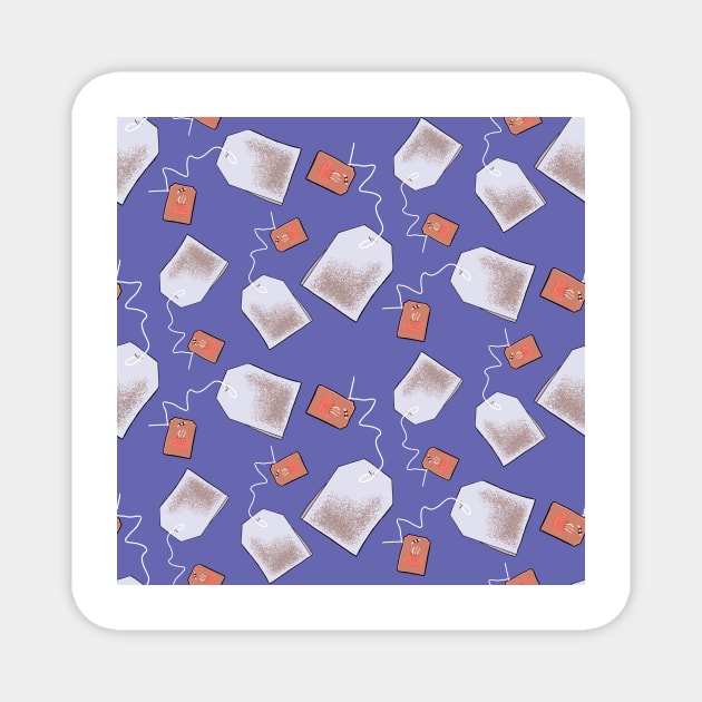 Tea Time - Tea Bags Magnet by Quick Brown Fox Canada 