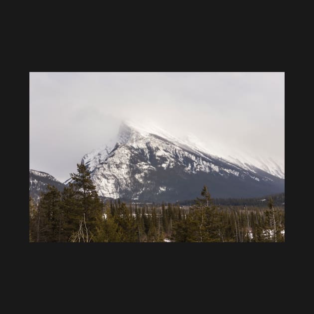 The Rocky mountains in winter by josefpittner