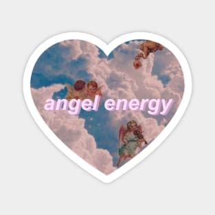 angel energy heart Magnet