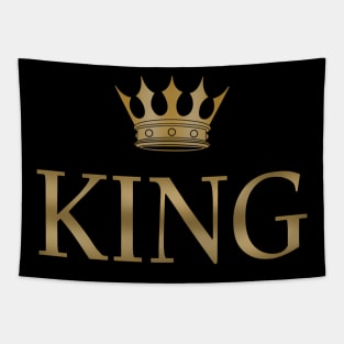 King Gold Crown Tapestry