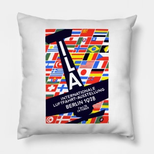 1928 International Air Show Pillow