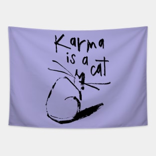 Karma is a Cat Tapestry