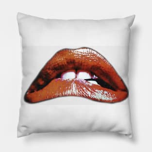 Lipstick rocky horror Pillow