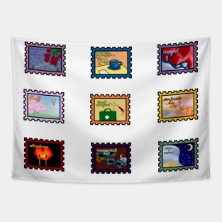 Fanfic Trope Postage Stamps Tapestry