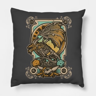 Zombie Dragon Pillow