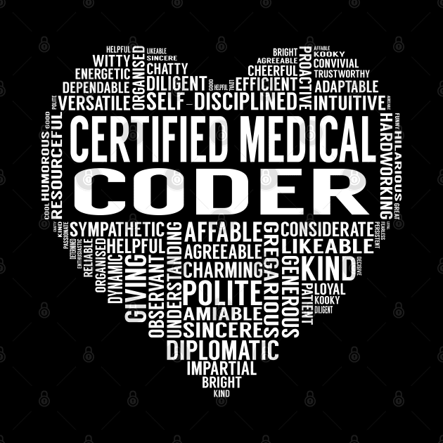 Certified Medical Coder Heart by LotusTee