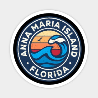 Anna Maria Island Florida Fl Nautical Waves Magnet