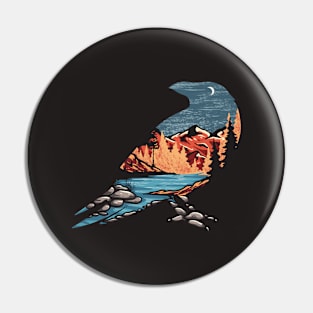 nature black crow Pin