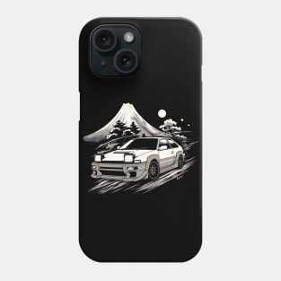 Pimped retro street race car Phone Case