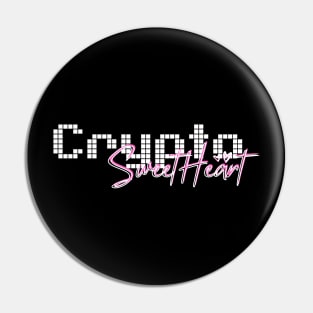 Crypto SweetHeart DRK Pin