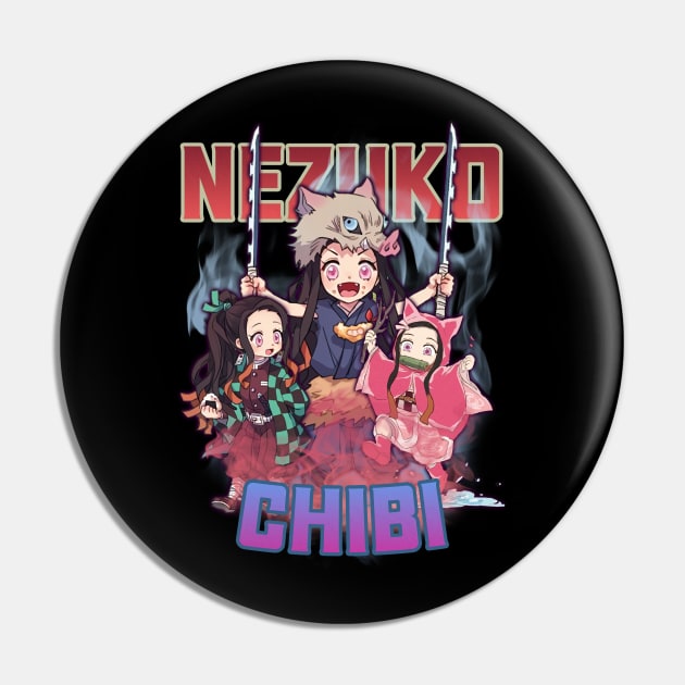 Bottleg Anime Chibi Nezuko Pin by inosukeino