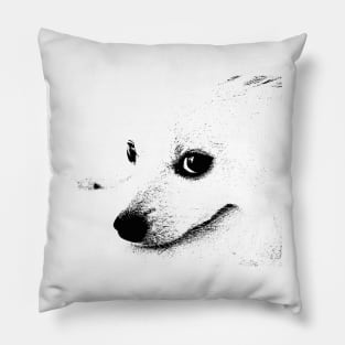 charlie fashion - wondering eyes Pillow