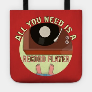 All You Need is a Record Player Tote