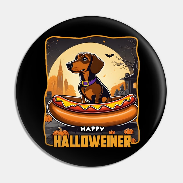 Halloweiner 2 Pin by DNT Designs