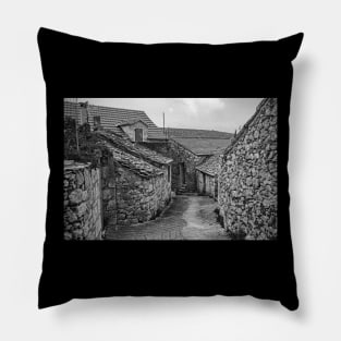 Loziscz Village in Brac, Croatia Pillow