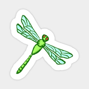 Dragon Fly Drawing Magnet