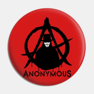 Anonymous is Vendetta Pin