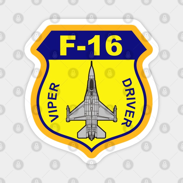 F16 Fighting Falcon Magnet by MBK