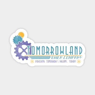 Tomorrowland Power Company (Teal) Magnet