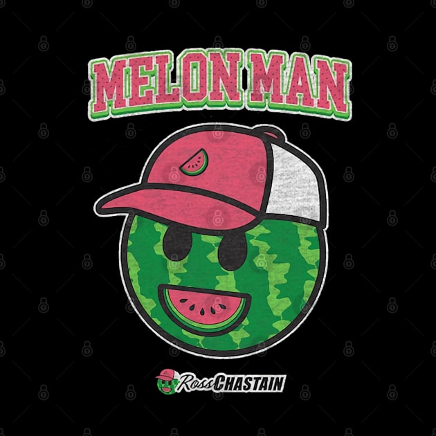 Ross Chastain Charcoal Melon Man Logo by ganisfarhan